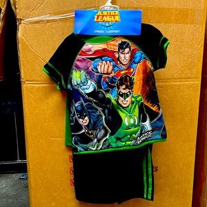 Justice League Boys 3 Piece Pajama Set Size 3T